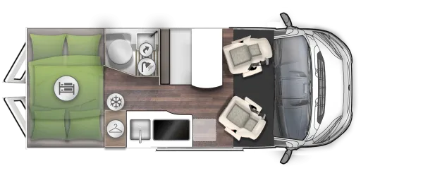 Tagesgrundriss Forster V 599 VB Vantasy