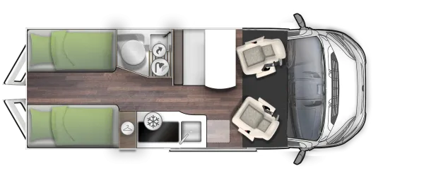 Tagesgrundriss Forster V 636 EB Vantasy