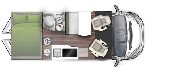 Tagesgrundriss Forster V 599 HBL Livin' Up