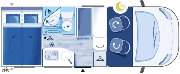 Nachtgrundriss Challenger S-Teilintegrierte S194 Sport Edition Nachtgrundriss Challenger S-Teilintegrierte S194 Sport Edition