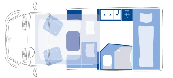 Tagesgrundriss La Strada Nova M