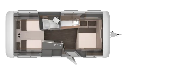 Nachtgrundriss Knaus Azur 540 UE