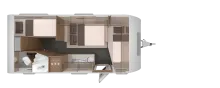 Grundriss Nacht Knaus Sport 500 KD