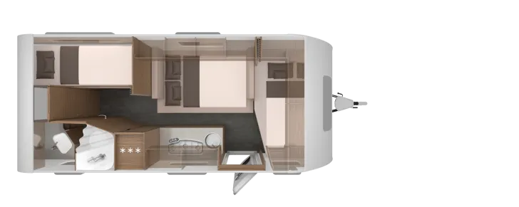 Grundriss Nacht Knaus Sport 500 KD
