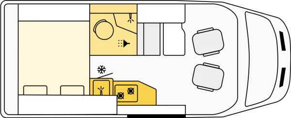 Tagesgrundriss Etrusco CV 600 DF 4x4