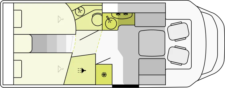 Grundriss Tag Etrusco T 7400 SBC - ab Euro 82.999,-