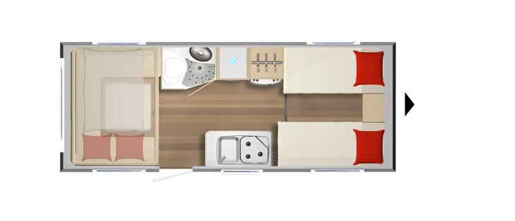 Grundriss Tag Bürstner Premio Plus 520 TL WoW-Preis!!