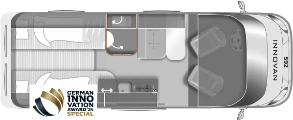 Tagesgrundriss LMC Innovan 592