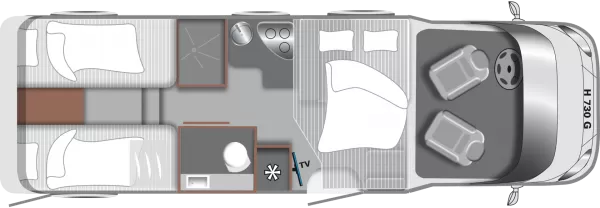 Tagesgrundriss LMC Tourer Lift H 730 G