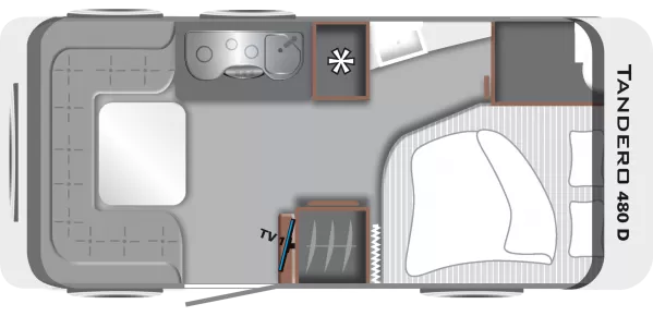 Tagesgrundriss LMC Tandero 480 D