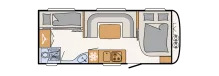Grundriss Tag Dethleffs Camper 540 QMK