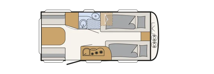 Grundriss Tag Dethleffs c' go 475 EL Active Active Paket+1700Kg*