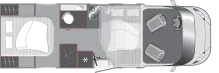 Grundriss Tag LMC Tourer Lift H 720