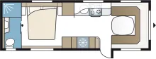 Grundriss Tag Kabe Imperial 780 TDL