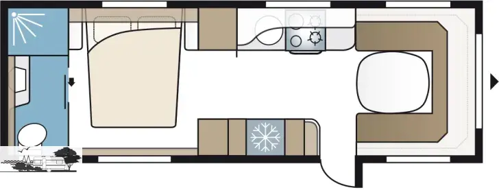 Grundriss Tag Kabe Imperial 780 TDL