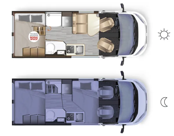 Tagesgrundriss Dreamer Select D55