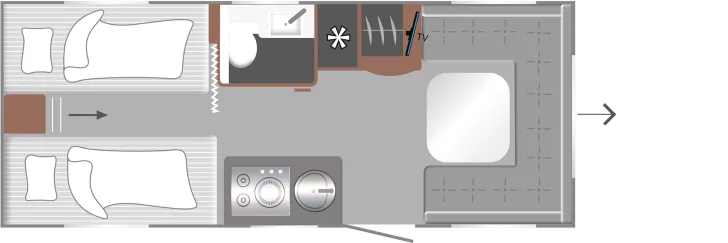 Grundriss Tag LMC Videro 510 E Modell 2026