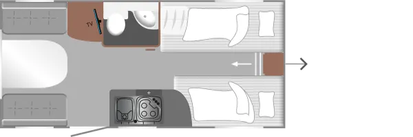 Tagesgrundriss LMC Style 460 E