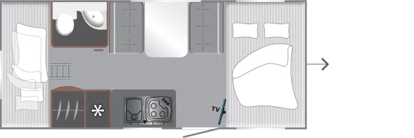 Tagesgrundriss LMC Style 493 K