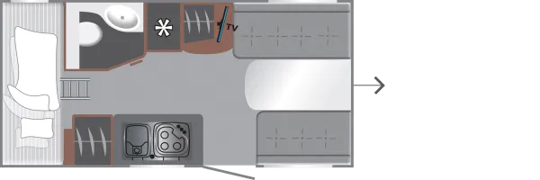Tagesgrundriss LMC Sassino 390 K
