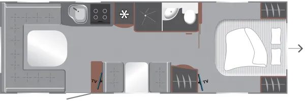 Tagesgrundriss LMC Exquisite VIP 695