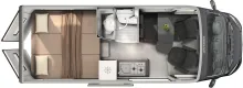 Grundriss Tag Hymer Camper Van Yellowstone UVP 109.500,- 20.000,- sparen!