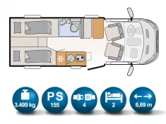 Bild 12 Dethleffs GLOBEBUS GO T45