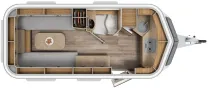 Grundriss Tag Hymer Eriba Touring 620 Legend Auflastung auf 1.600 kg