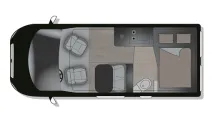 Grundriss Tag Crosscamp Camper Vans CV 540 Fiat