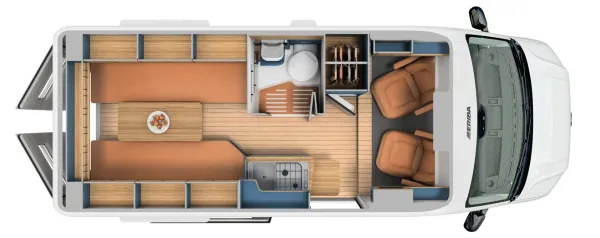 Tagesgrundriss Hymer Eriba Car 602 Tagesgrundriss Hymer Eriba Car 602