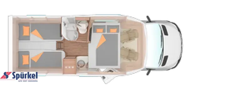Grundriss Nacht Weinsberg CaraCompact 640 MEG Suite EDITION [PEPPER] *AUTOM*4.2T*Ersparnis 30.762€*