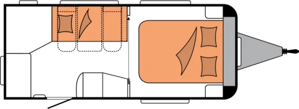 Nachtgrundriss Hobby De Luxe 460 SFf