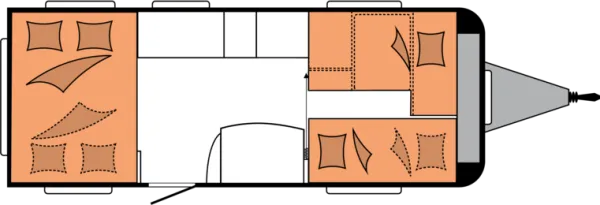 Nachtgrundriss Hobby De Luxe 515 UHK