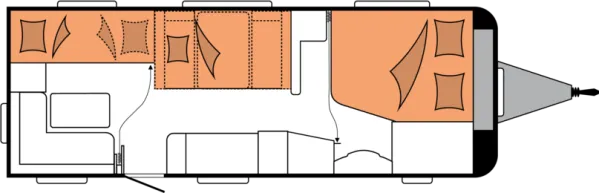 Nachtgrundriss Hobby Excellent Edition 650 KMFe