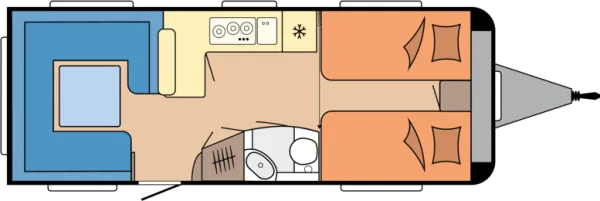 Tagesgrundriss Hobby Prestige 620 CL