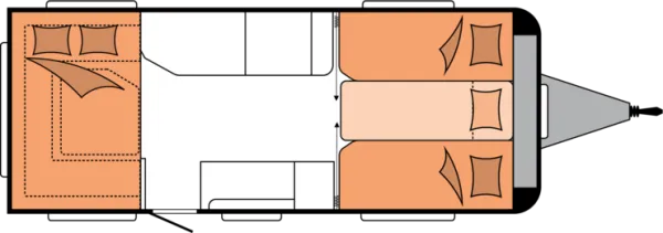 Nachtgrundriss Hobby Maxia 585 UL