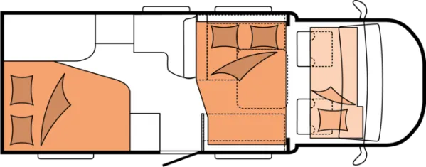 Nachtgrundriss Hobby ONTOUR T 700 FH