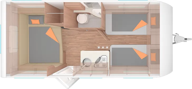 Grundriss Nacht Weinsberg CaraOne 480 EU