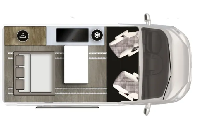 Grundriss Tag Karmann Mobil Duncan 500 *Early Bird 2025*