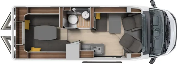 Tagesgrundriss Laika Ecovip 645