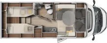 Grundriss Tag Laika Ecovip L 3009 MODELL 2025 ! SUMMERDEAL !!!