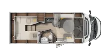 Grundriss Tag Laika Ecovip L 3019 Automatik*Markise*Sitzgr.-Bett
