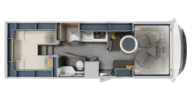 Grundriss Tag Laika Kreos H 5109 *Markise*Wohnraum-Klima*