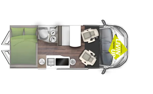 Tagesgrundriss Forster V 599 HBL Livin' Up