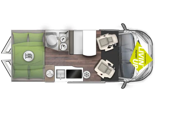 Tagesgrundriss Forster V 599 VBL Livin' Up