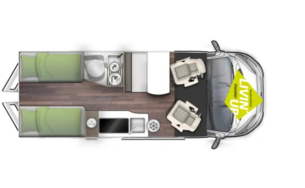 Tagesgrundriss Forster V 636 EBL Livin' Up