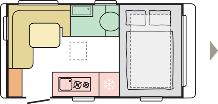 Grundriss Nacht Adria Action 391 PD - NEUHEIT- Verfügbar ab 12/25