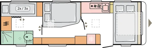Nachtgrundriss Adria Adora 753 UK
