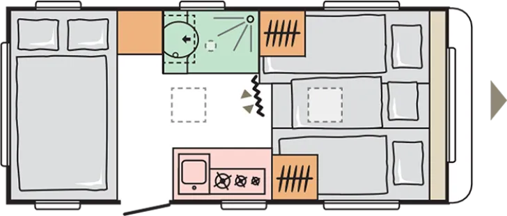 Grundriss Nacht Adria Altea 492 LU