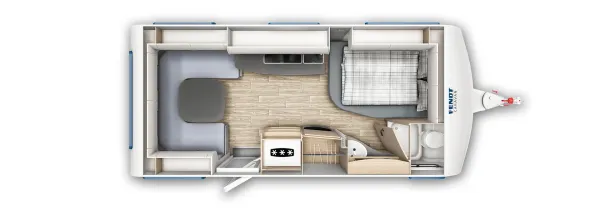 Tagesgrundriss Fendt Apero 495 SFB